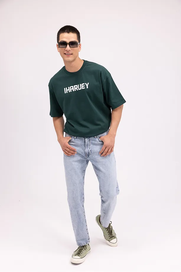 Erkek Açık Mavi Straight Fit Denim Pantolon 